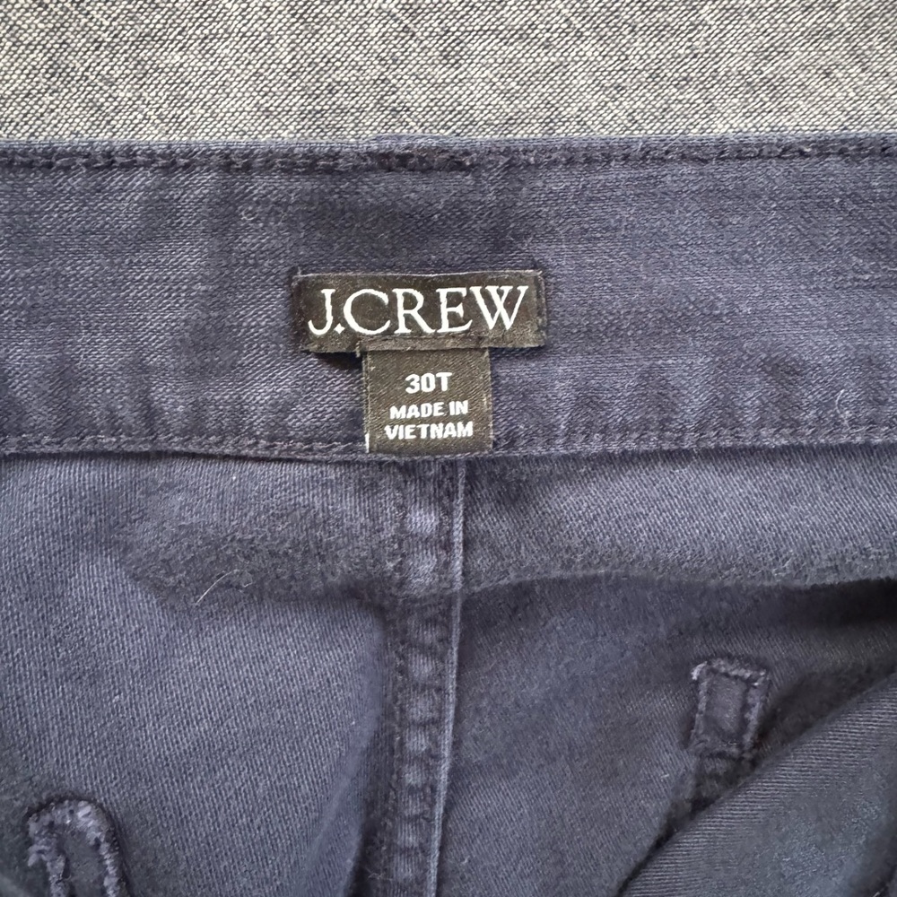 J Crew Camp Pocket Wide Leg Pants in Stretch Cotton - Picture 3 of 6